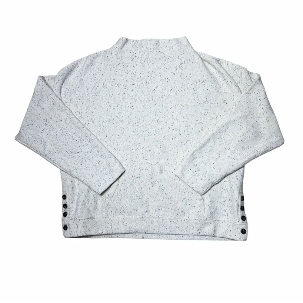 Madewell Donegal Mockneck Side Button Sweater Womens S - Picture 2 of 9
